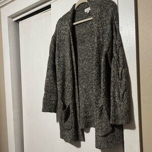 Lucky Brand Multicolor Long Open Cardigan